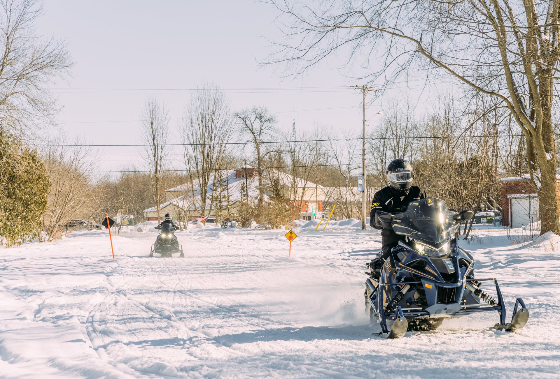 Severn winter snowmobiling trails