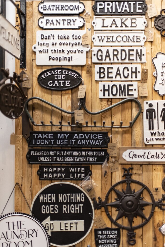 North Bound Rustic home decor signs