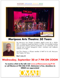 Mariposa Arts Theatre OMAH History Series