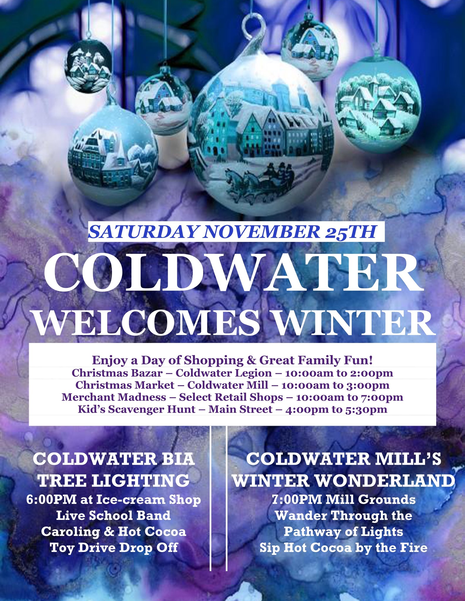Coldwater BIA Winter event 2023