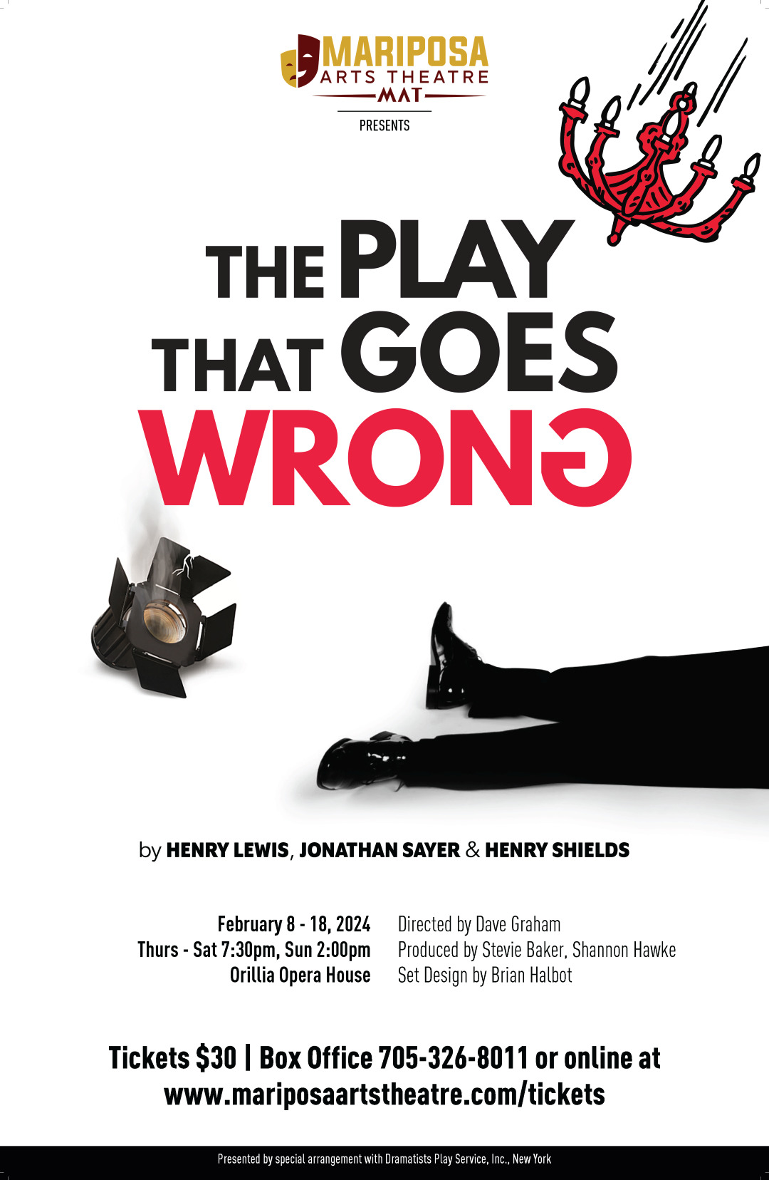 Mariposa Arts Theatre The Play That Goes Wrong