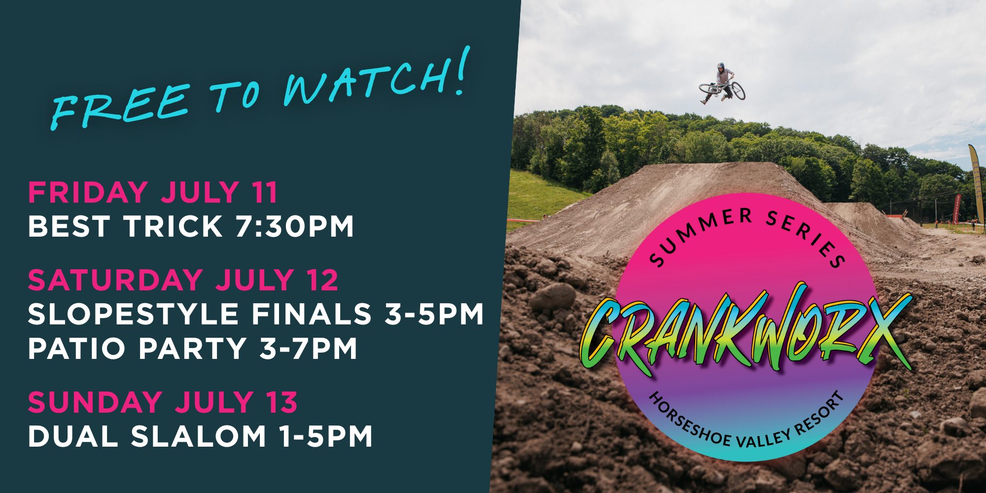 Crankworx Summer Series Canada at Horseshoe Resort