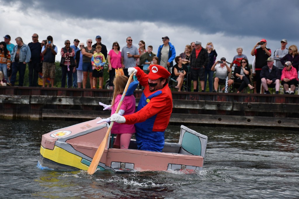 Orillia Waterfront Festival Cardboard Boat Contest