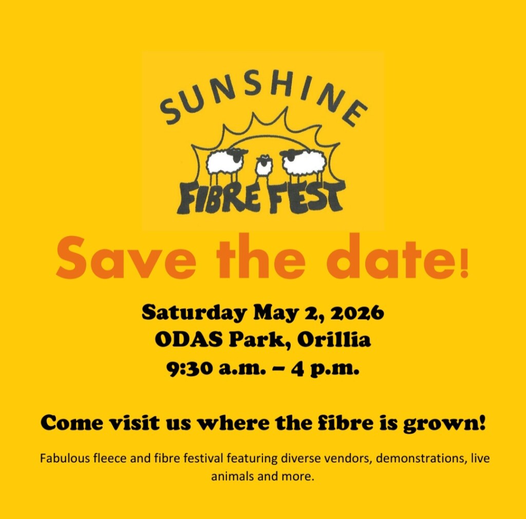 Sunshine Fibre Festival Orillia