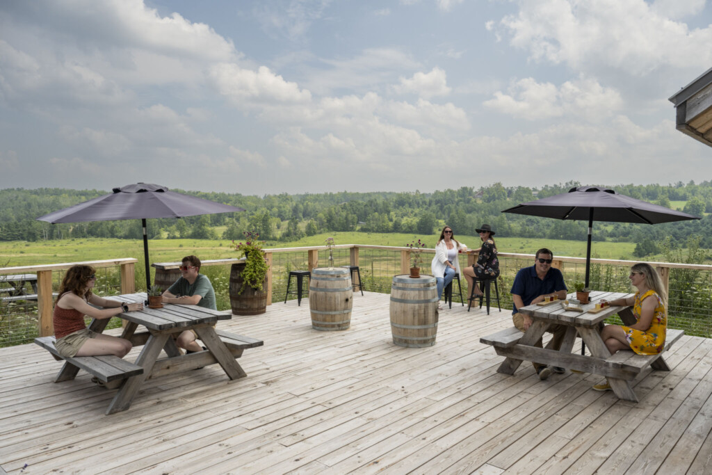 Woodfolk Cider Tasting Deck