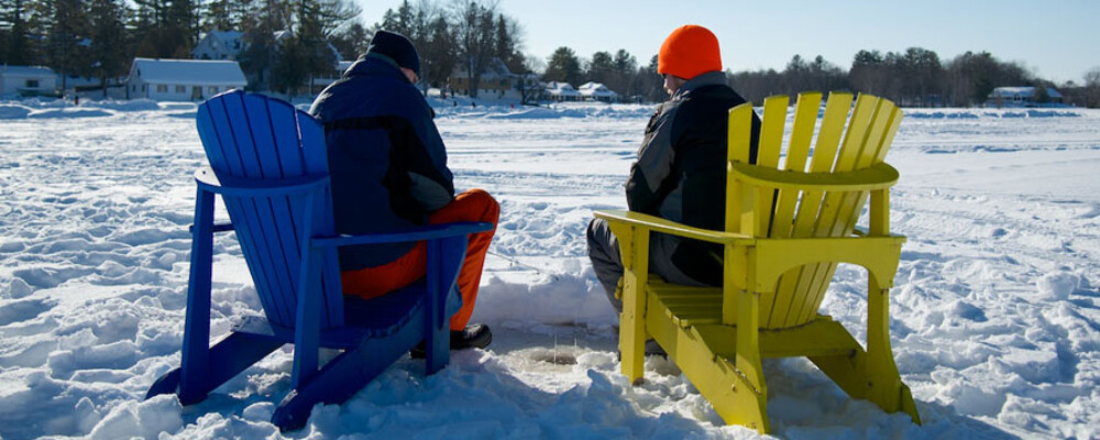 Ice Fishing in Orillia and Lake Country
