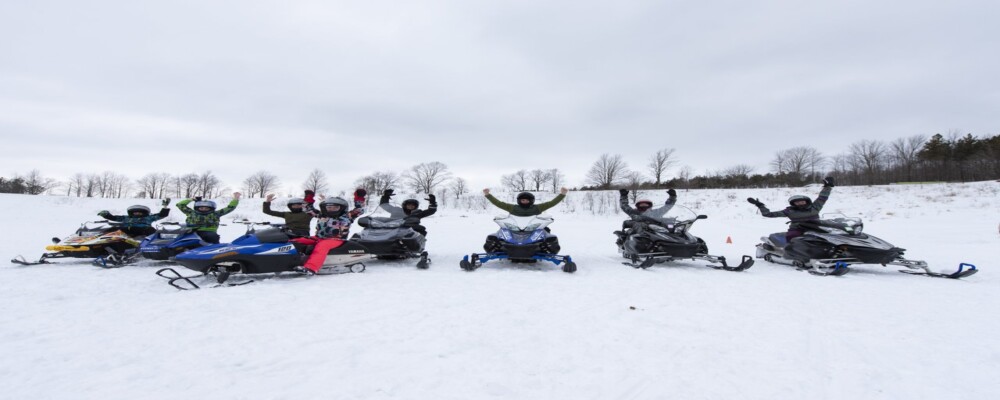 Snowmobiling tours in and around Orillia
